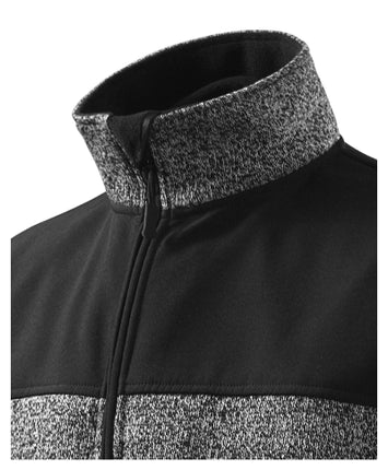 550C413 - Casual jachetă softshell pentru bărbaţi knit marlboro red S