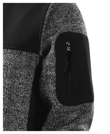 550C413 - Casual jachetă softshell pentru bărbaţi knit marlboro red S