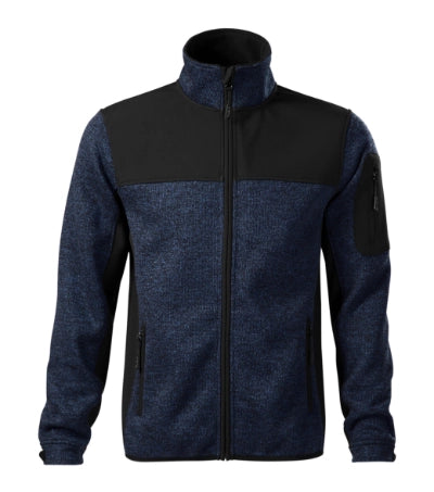 550C413 - Casual jachetă softshell pentru bărbaţi knit marlboro red S