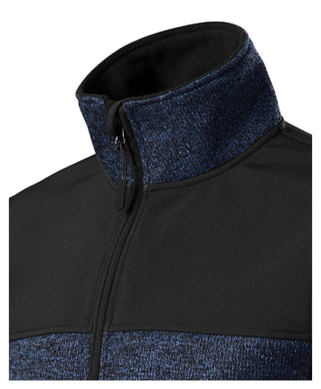 550C413 - Casual jachetă softshell pentru bărbaţi knit marlboro red S