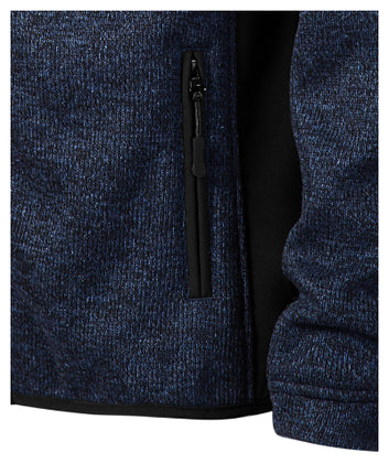 550C413 - Casual jachetă softshell pentru bărbaţi knit marlboro red S