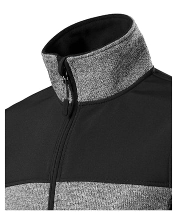 550C413 - Casual jachetă softshell pentru bărbaţi knit marlboro red S