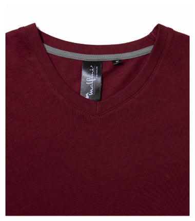 7000013 - Action V-neck tricou pentru bărbaţi alb S