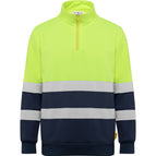 S / Albastru marin/galben fluor
