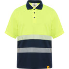 S / Albastru marin/galben fluor