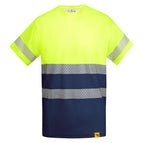 S / Albastru marin/galben fluor
