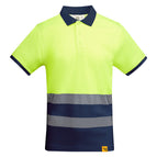 S / Albastru marin/galben fluor
