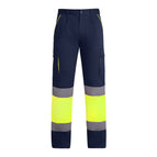 38 / Albastru marin/galben fluor