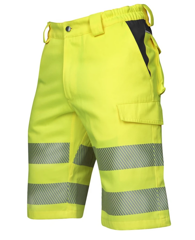 Pantaloni scurți de lucru reflectorizanți pentru bărbați