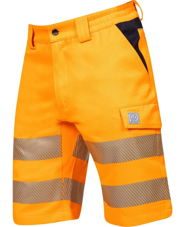Pantaloni scurți de lucru reflectorizanți pentru bărbați