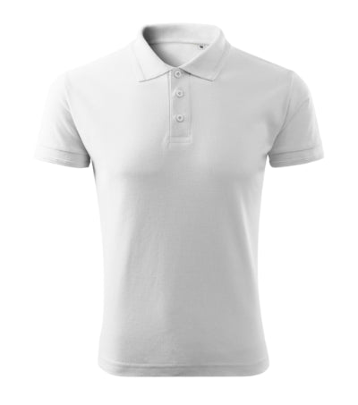 F030013 - Pique Polo Free tricou polo pentru bărbaţi alb S