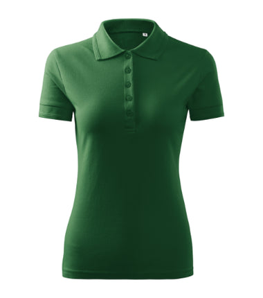 F10D313 - Pique Polo Free tricou polo pentru damă dark green S