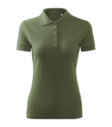 F10D313 - Pique Polo Free tricou polo pentru damă dark green S