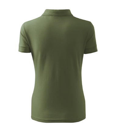 F10D313 - Pique Polo Free tricou polo pentru damă dark green S