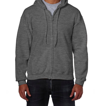GI18600 - HEAVY BLEND™ ADULT FULL ZIP HOODED SWEATSHIRT