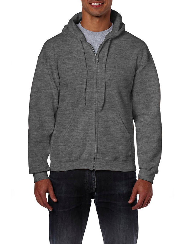 GI18600 - HEAVY BLEND™ ADULT FULL ZIP HOODED SWEATSHIRT