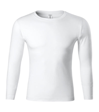 P750012 - Progress LS tricou unisex alb XS