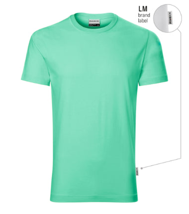 R011513 - Resist tricou pentru bărbaţi albastru deschis S