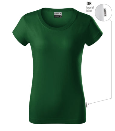 R02GR13 - Resist tricou pentru damă verde sticlă 06 (brand label) S