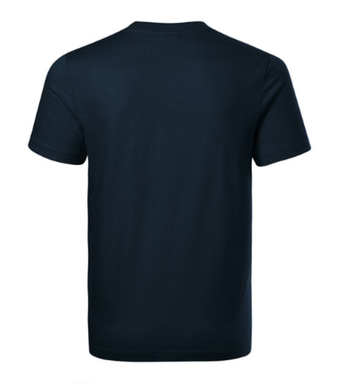R06LN13 - Base tricou unisex albastru marin 02 (brand label) S