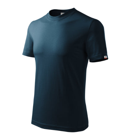R06LN13 - Base tricou unisex albastru marin 02 (brand label) S