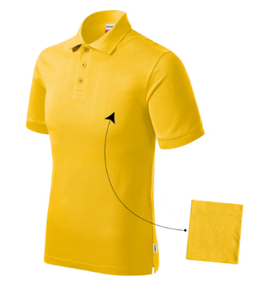 R200413 - Resist Heavy Polo tricou polo pentru bărbaţi galben S