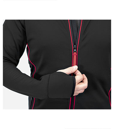 W419313 - Vertex stretch fleece pentru bărbaţi albastru petrol S